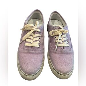 Re/Done REDONE 70s Vintage Low Top
Skate Sneakers in Faded Lilac